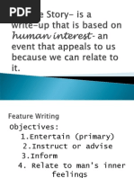 CJ - Feature Writing