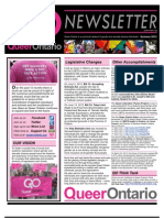 Summer 2013 Queer Ontario Newsletter