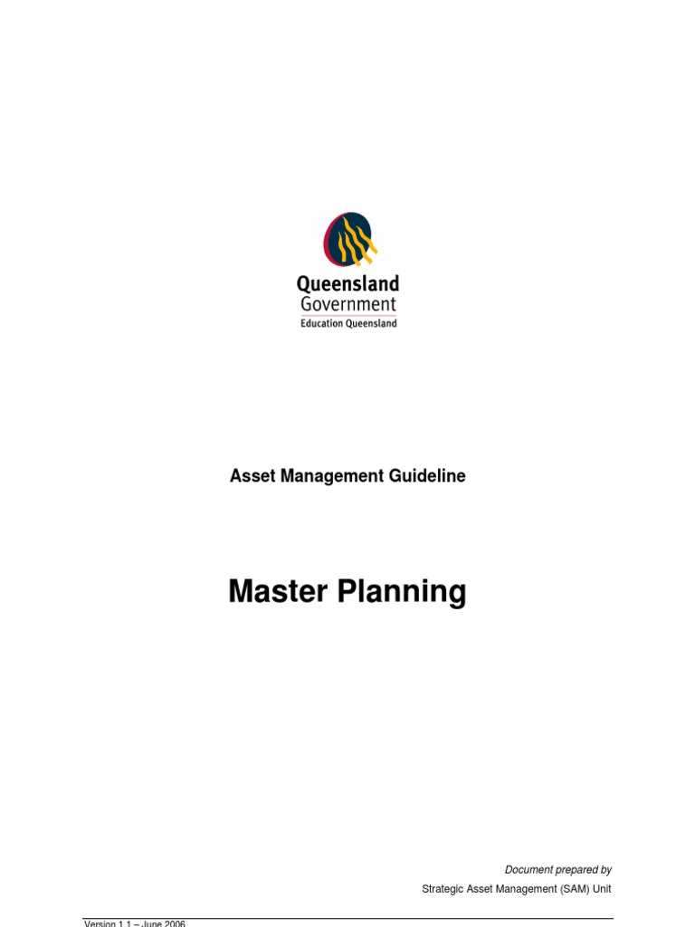 Master Planning Guidelines PDF Strategic Planning Architect