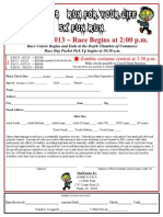 Zombie 5K Fun Run Registration Form