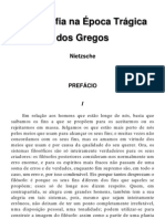 A Filosofia Na Época Trágica Dos Gregos