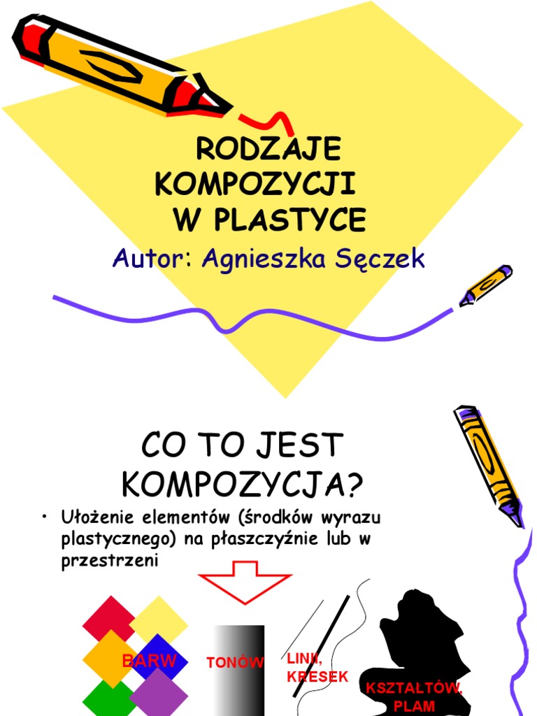 Kompozycja Statyczna I Dynamiczna W Plastyce