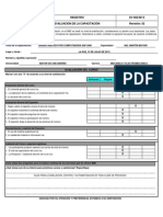 Formulario de evaluaciónSAP2000
