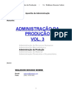 ADMINISTRAÇÃO DA PRODUÇÃO