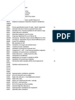 SAP Payroll Schema Components