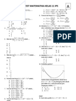 Final Test Matematika Kelas 11 Ips a Remedial 1