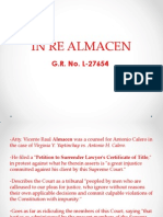 Atty Almacen sanctioned