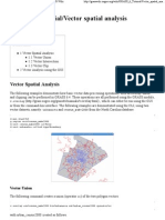 Vector Spatial Analysis - GRASS-Wiki
