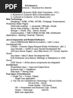 Programming On Java - Notes