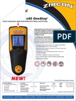 Multiscanner X85 Onestep: Center Finding Stud, Water-Filled Radiant Pex Tubing, and Ac Finder