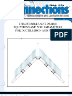 Thrust Restraint Design For Ductile Iron and PVC Pipe EBAA PDF