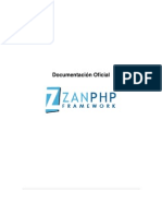 Documentacion Oficial ZanPHP