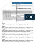 Recording Request Form: North Videocon MP