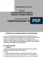 Konstrukcijski Sistemi Predavanje Hrvatsko