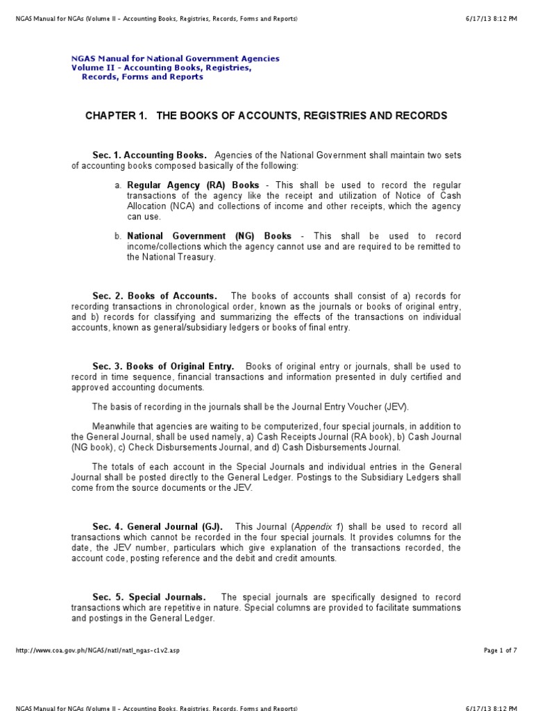 NGAS Vol 2 CH 1 | PDF | Cashier | Loans