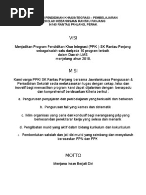 Visi Misi Pdf