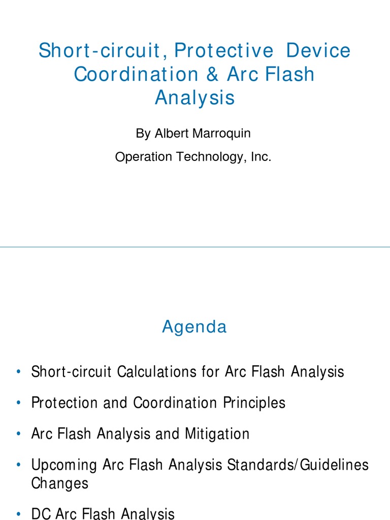 ShortCircuit Protective Device Coordination & Arc Flash Analysis