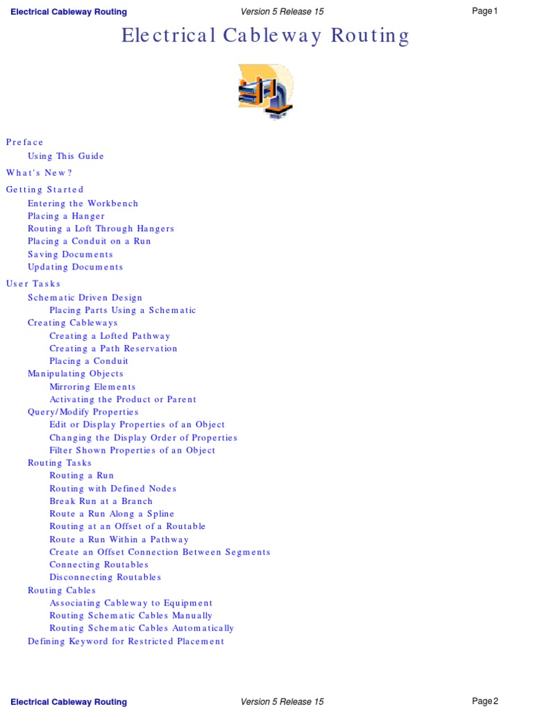 Electrical Cableway Routing Guide | PDF