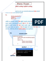 Implicit Casting Explicit Casting