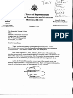 DM B8 Team 7 FDR - October 2003 Kean-Mica Correspondence Re Access To GAO Reports On Aviation Security 496