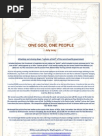 One God One People July 2013