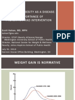 Recognizing obesity as a disease