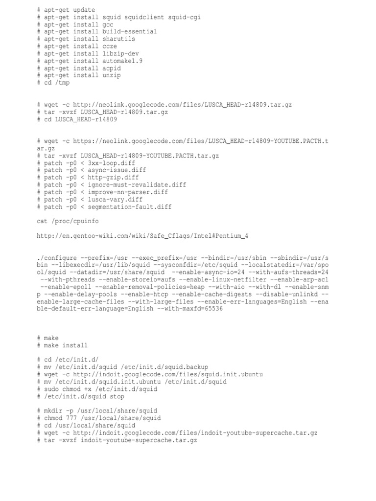 Instal Proxy Unix Variants Unix