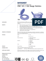 CNC 101 / 102 Gauge Hatches: Datasheet