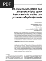 t Mateiro - Relatoprios de Estagio