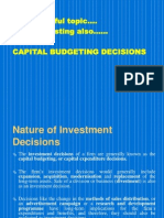 Capital Budgeting