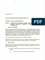 Carta Circular 13-04, Departamento de Hacienda de Puerto Rico 
