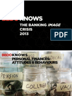 BBDO KNOWS Banking - Customer Attitudes to Personal Finances