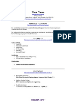 14220048 Engineering Mechanical Engineer CV Template