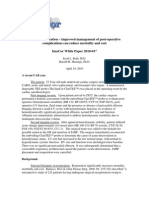 ImaCor White Paper: (UAB) Cardiac Reoperation - Improved Management of Post-Operative Complications Can Reduce Mortality and Cost