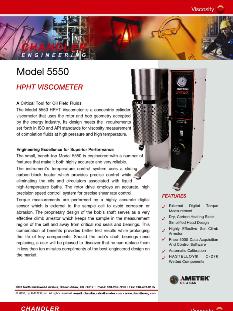 Model 5550brochure | PDF | Mechanical Engineering | Applied And ...