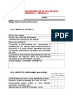 Modelo de Check List Organizacional Polos UNIBED