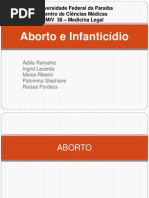 Aborto e Infanticídio - Semináro
