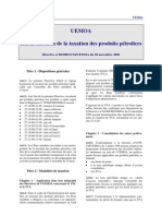 Harmonisation de La Taxation Des Produits Pétroliers