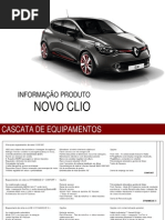 Info Produto Clio IV