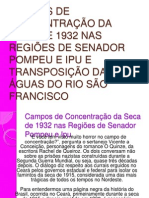 CAMPOS DE CONCENTRAÇÃO DA SECA DE 1932 NAS