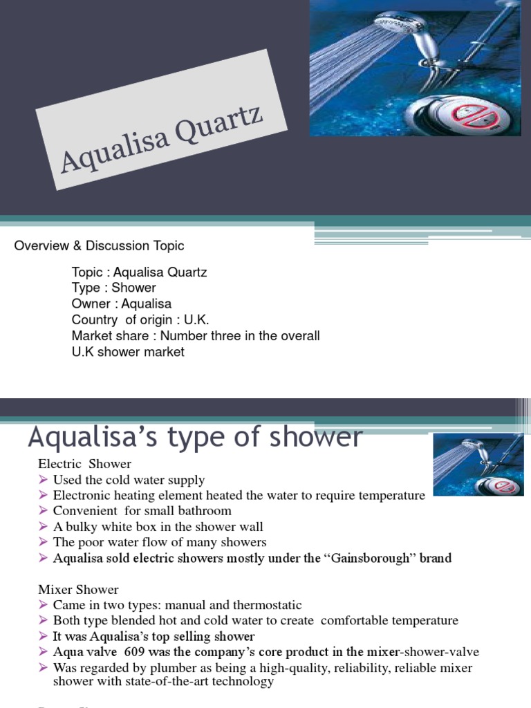 Aqualisa shower control picture