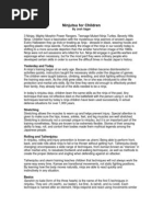 Download Ninjutsu for Children by Alex Zgardan SN15756531 doc pdf