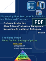 Sesión 8 - Delta Model - New Sources of Profitability - Prof Arnoldo Hax