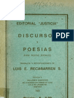 Discursos y Poesias para Fiestas Sociales