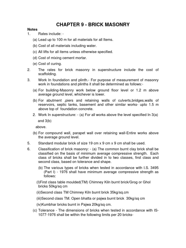 Chapter 09 BRICK | PDF