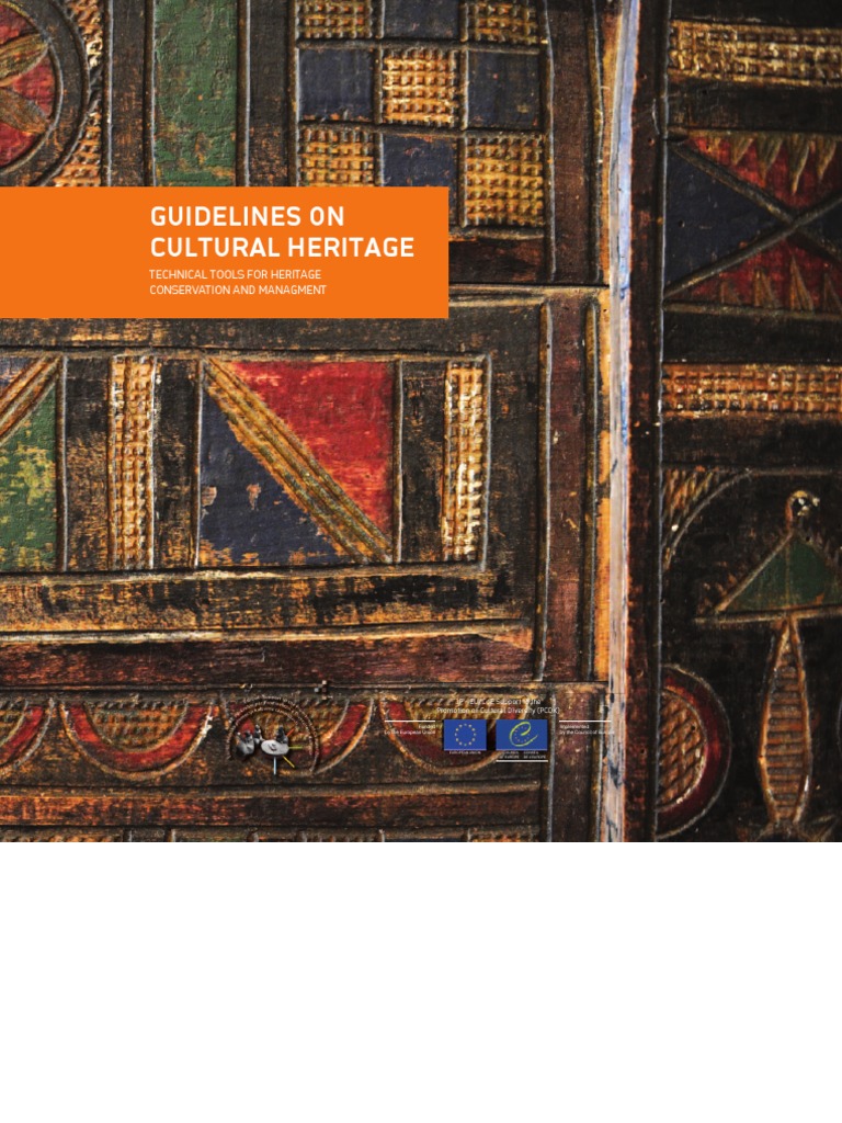 Guidelines for Cultural Heritage Management | PDF | Cultural Heritage ...