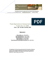 Agriculture Law: 1990-2