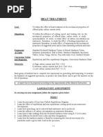 Heat Treatment Experiments PDF