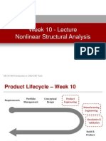 Week 10 - Nonlinear Structural Analysis - Lecture Presentation