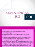 Kepentingan Jsu